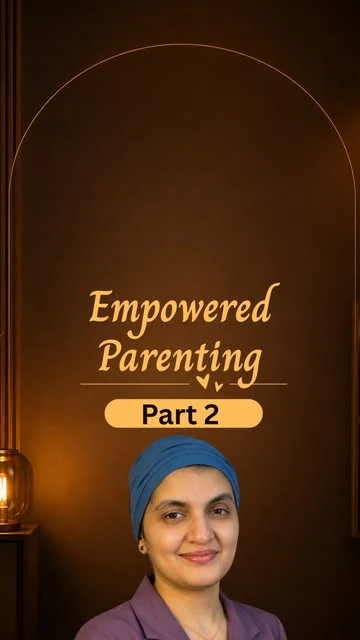 Empowered parenting and screen time — Risha Sheikh’s Instagram reel cover